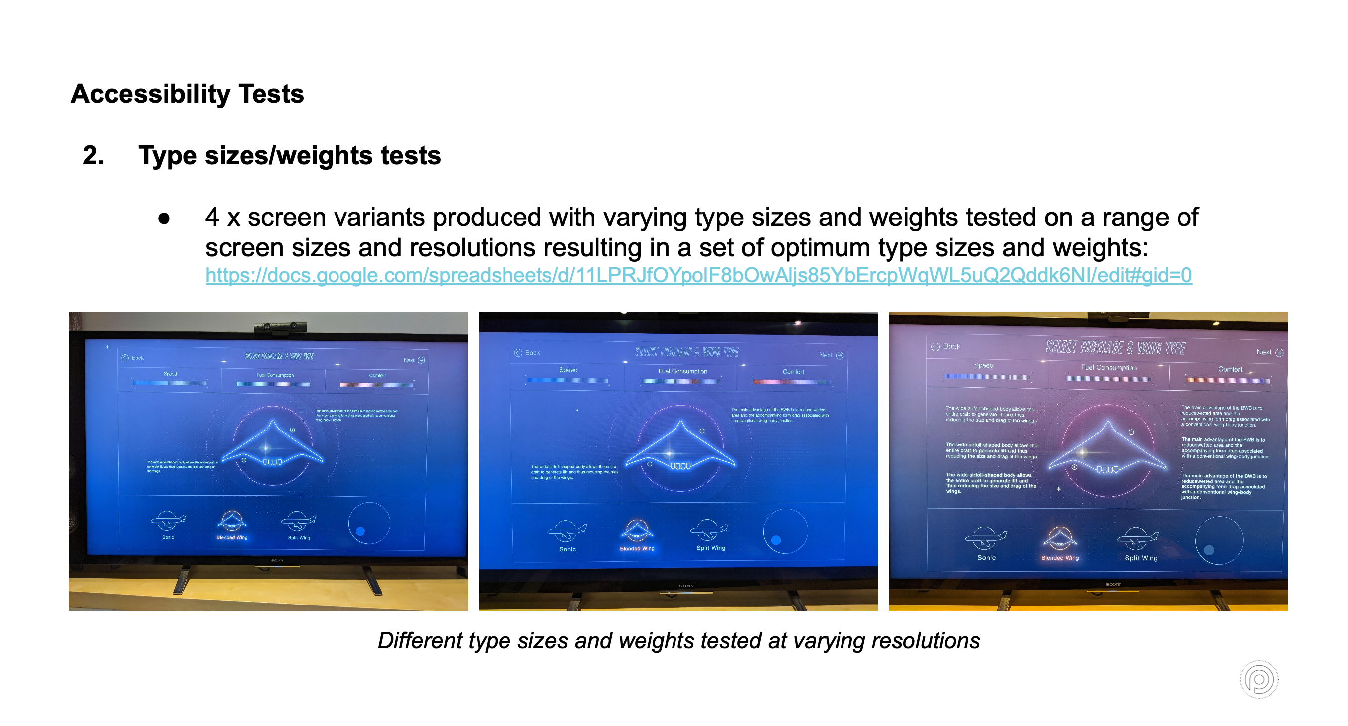 Accessibility tests for Emirates Expo interfaces